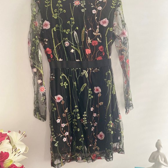 Medium Embroidered Cocktail Dress - Picture 6 of 9